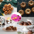 Acuan coklat donat silikon bulat lucu
